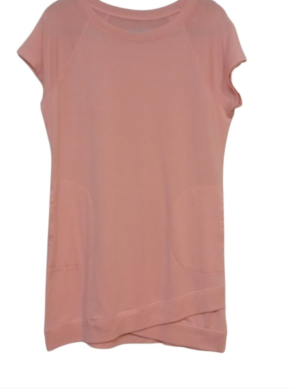 Ideology -Ladies Beach Cover Up, Asymmetrical Hem, Pockets Short Sleeve - Picture 9 of 9